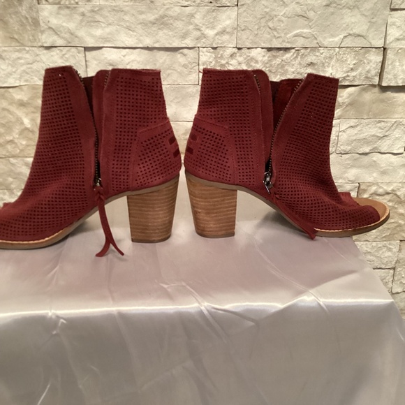 TOMS Majorca Peep Toe Ankle Bootie - Picture 7 of 12